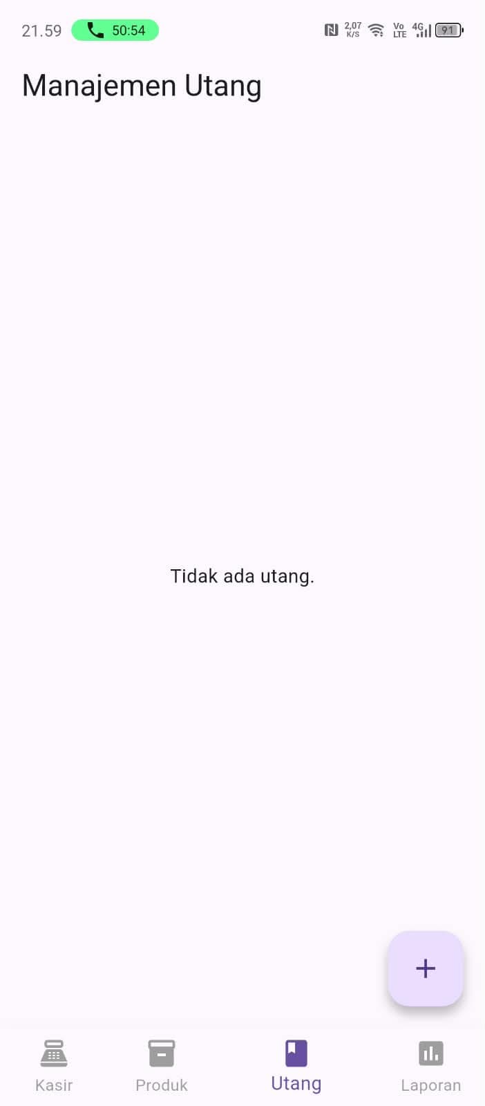 Halaman Kasir